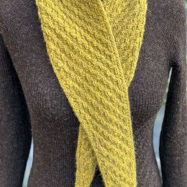 Saltash Cabled Scarf - Project Kit - Image 5
