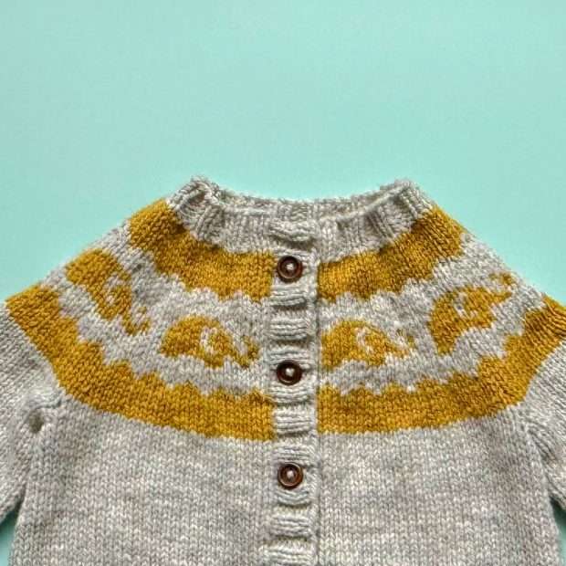 Baby Elephant Cardigan - Project Kit - Image 3