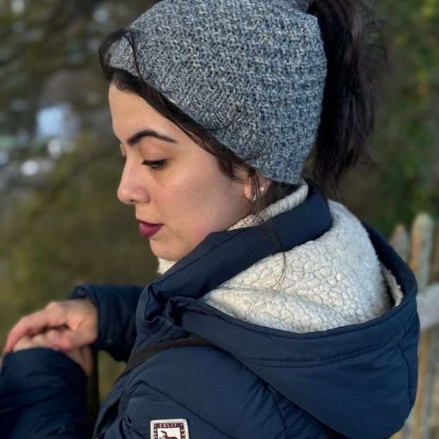 Unisex Aran Knitted Winter Hat - Project Kit - Image 5
