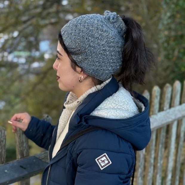Unisex Aran Knitted Winter Hat - Project Kit - Image 2